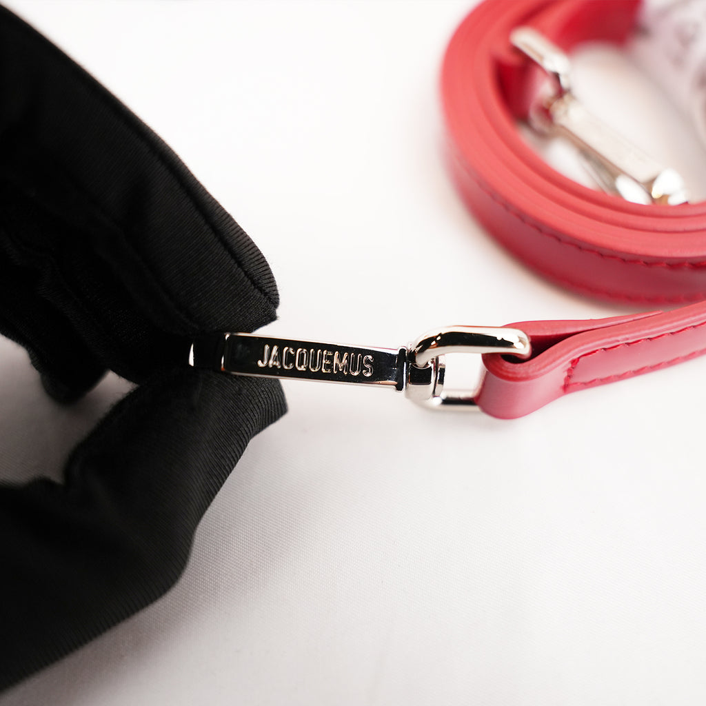 Jacquemus Borsa a Mano in Pelle Verniciata Rossa