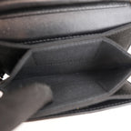 Chanel Mini WOC Borsa a Tracolla Nera in Pelle di Agnello Matelassé con Logo CC Dorato