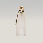 Chanel Borsa a Spalla in Pelle Trapuntata con Dettagli di Perle