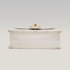 Chanel Borsa a Spalla in Pelle Trapuntata con Dettagli di Perle