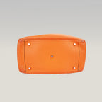 Hermès Lindy 26 Orange Clemence Leather Handbag Top Handle Shoulder Bag