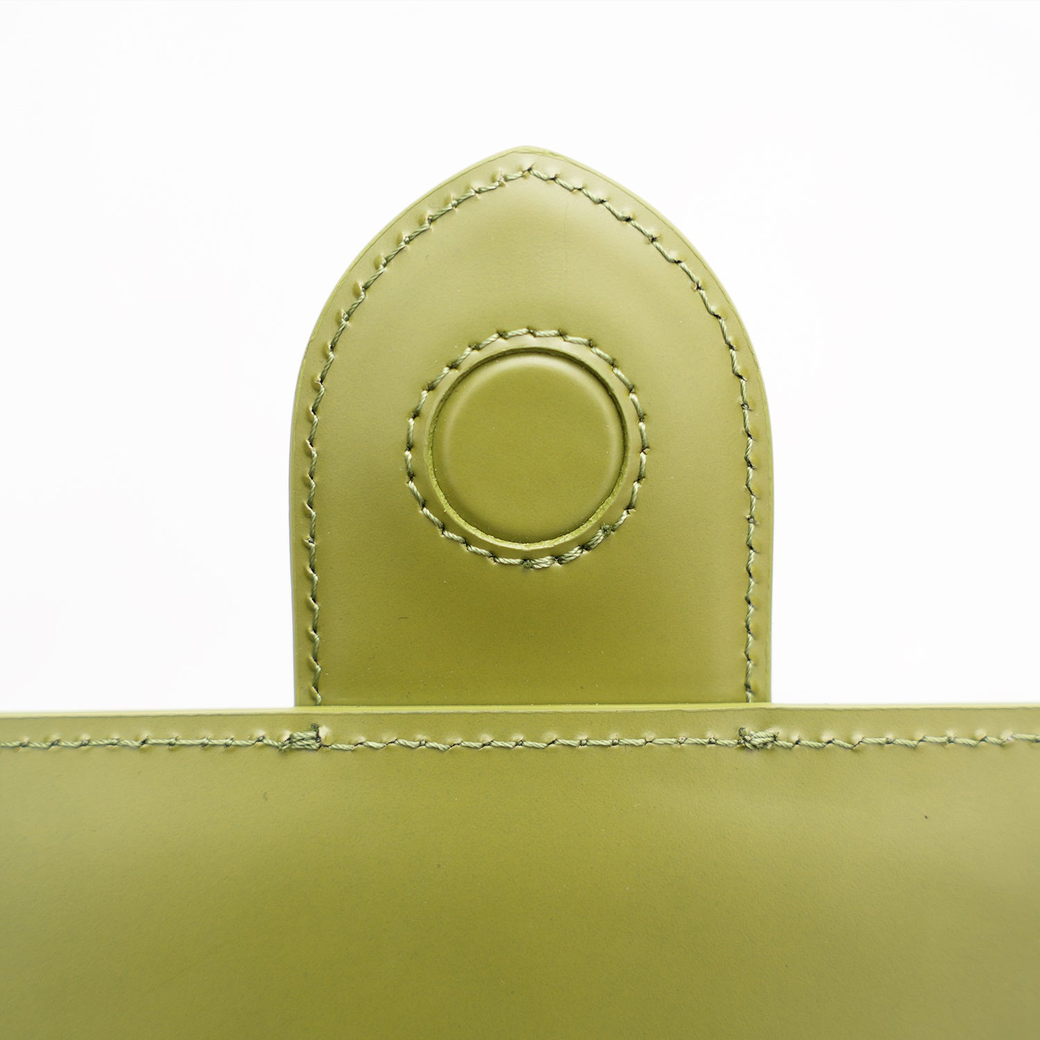 Jacquemus Le Grand Bambino Khaki in Pelle con Manico e Tracolla