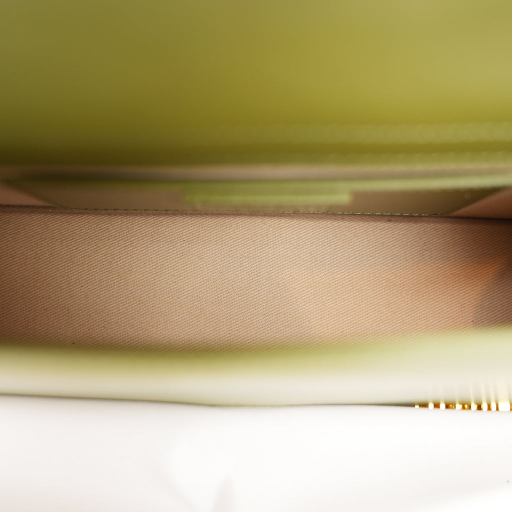 Jacquemus Le Grand Bambino Khaki in Pelle con Manico e Tracolla