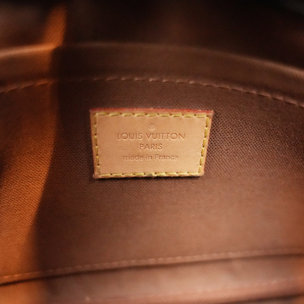 Louis Vuitton Multi Pochette Accessoires Monogram in Tela Cerata e Pelle Marrone