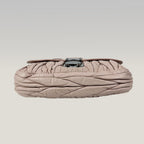 Miu Miu Coffer Small in Pelle Matelassé Cipria con Tracolla