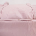 Prada Bauletto Piccolo in Pelle Rosa Cipria con Logo Triangolare e Dettagli Argentati – Dust Bag Inclusa