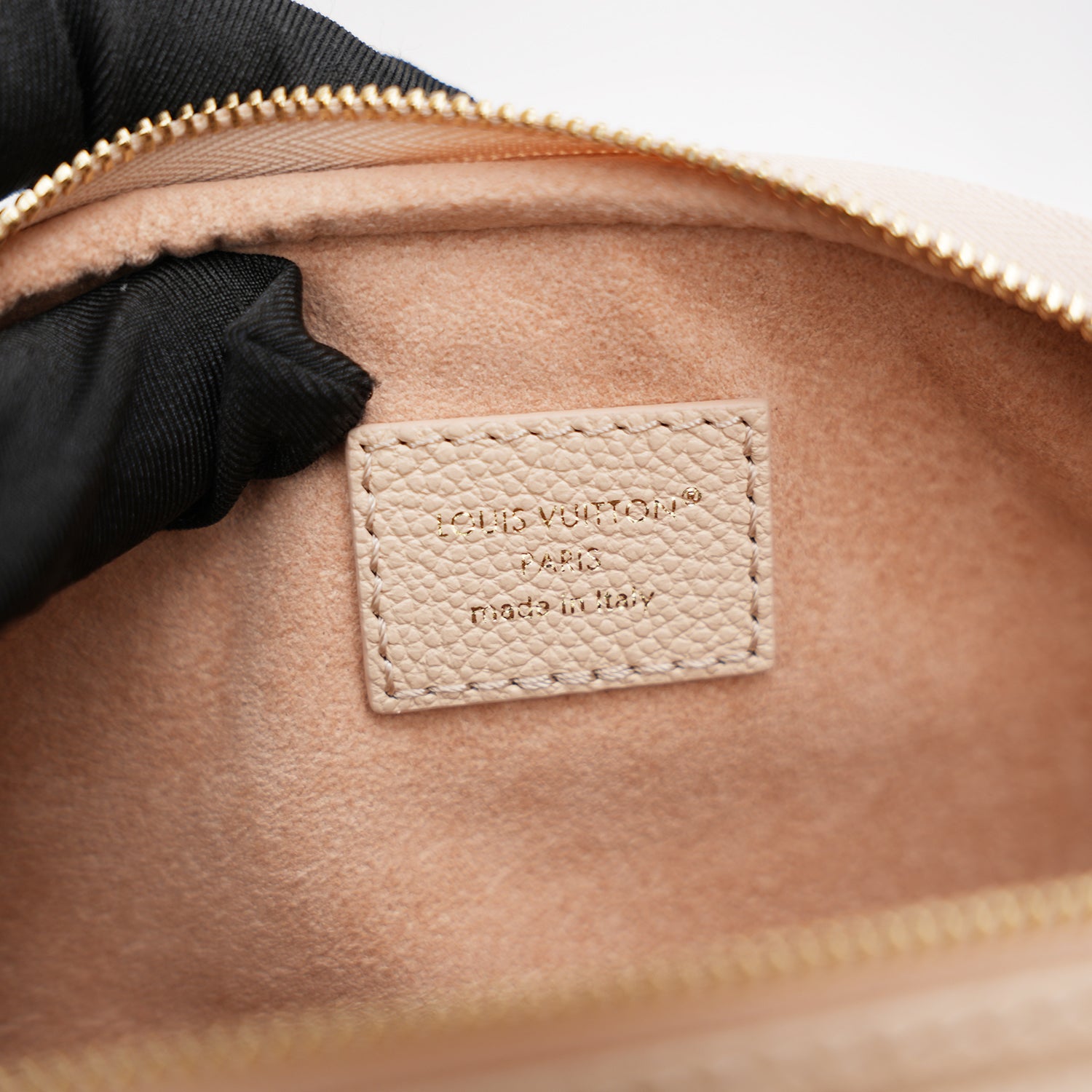 Louis Vuitton Mini Bumbag in pelle Monogram Empreinte sabbia