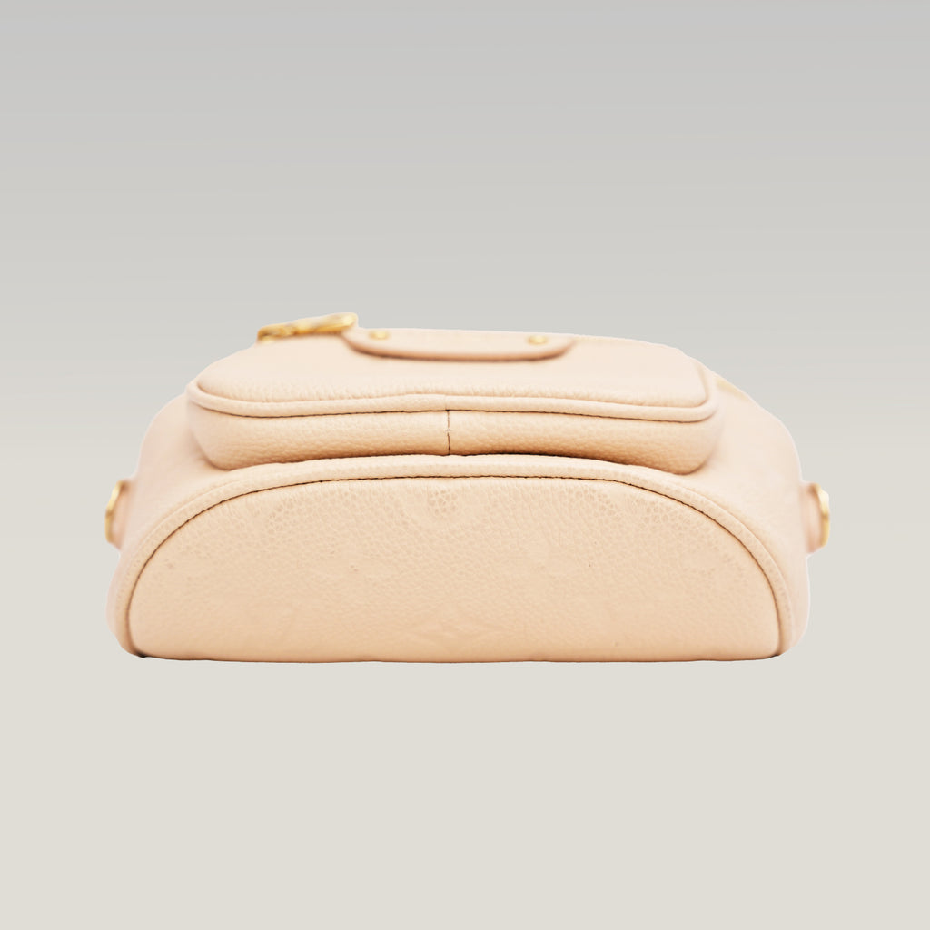 Louis Vuitton Mini Bumbag in pelle Monogram Empreinte sabbia