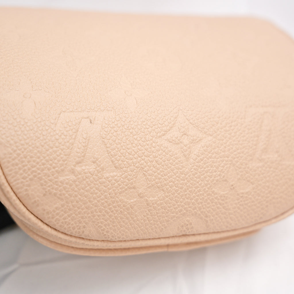 Louis Vuitton Mini Bumbag in pelle Monogram Empreinte sabbia