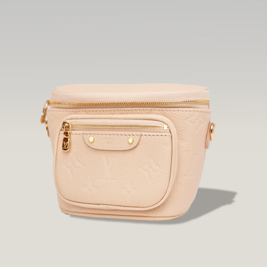 Louis Vuitton Mini Bumbag in pelle Monogram Empreinte sabbia