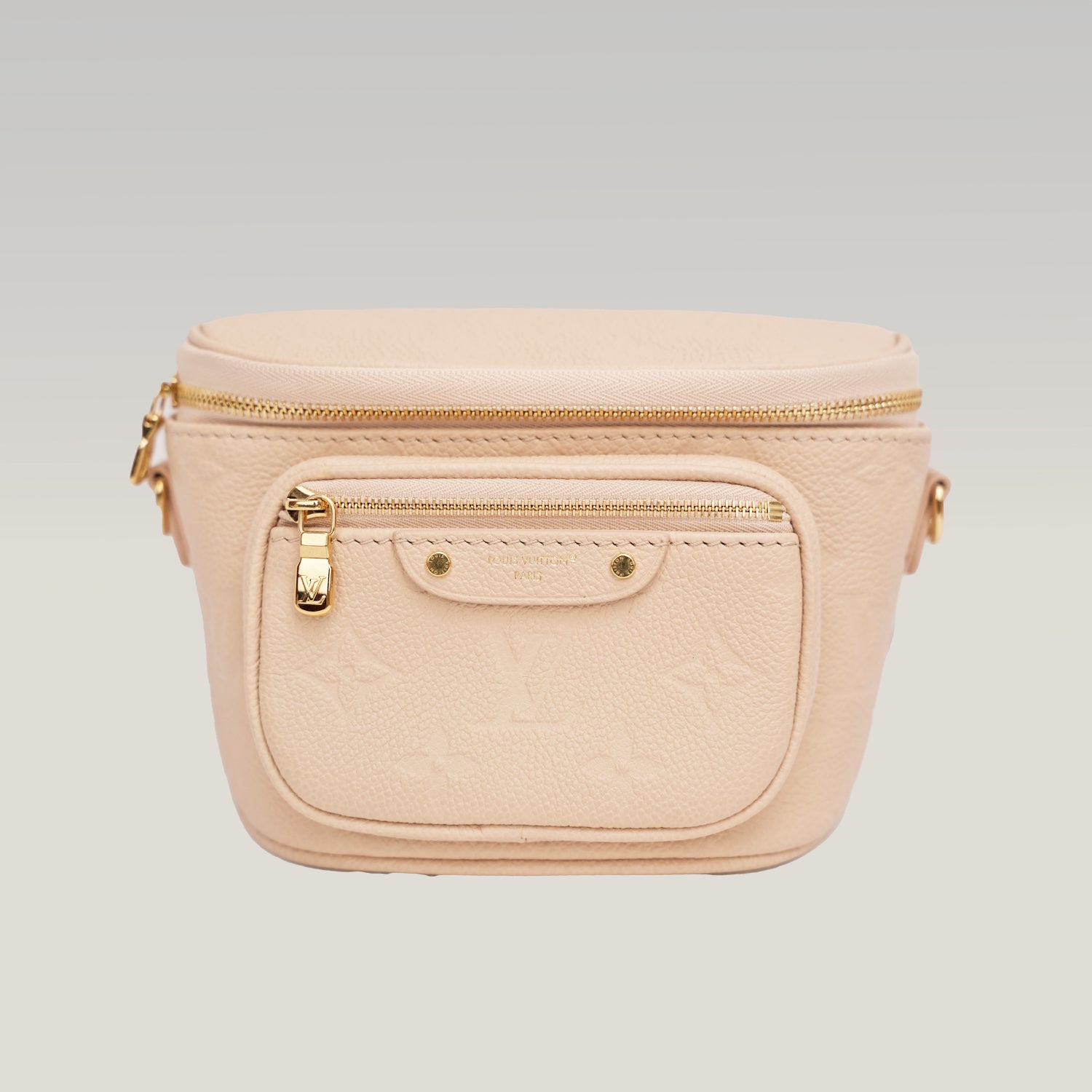 Louis Vuitton Mini Bumbag in pelle Monogram Empreinte sabbia