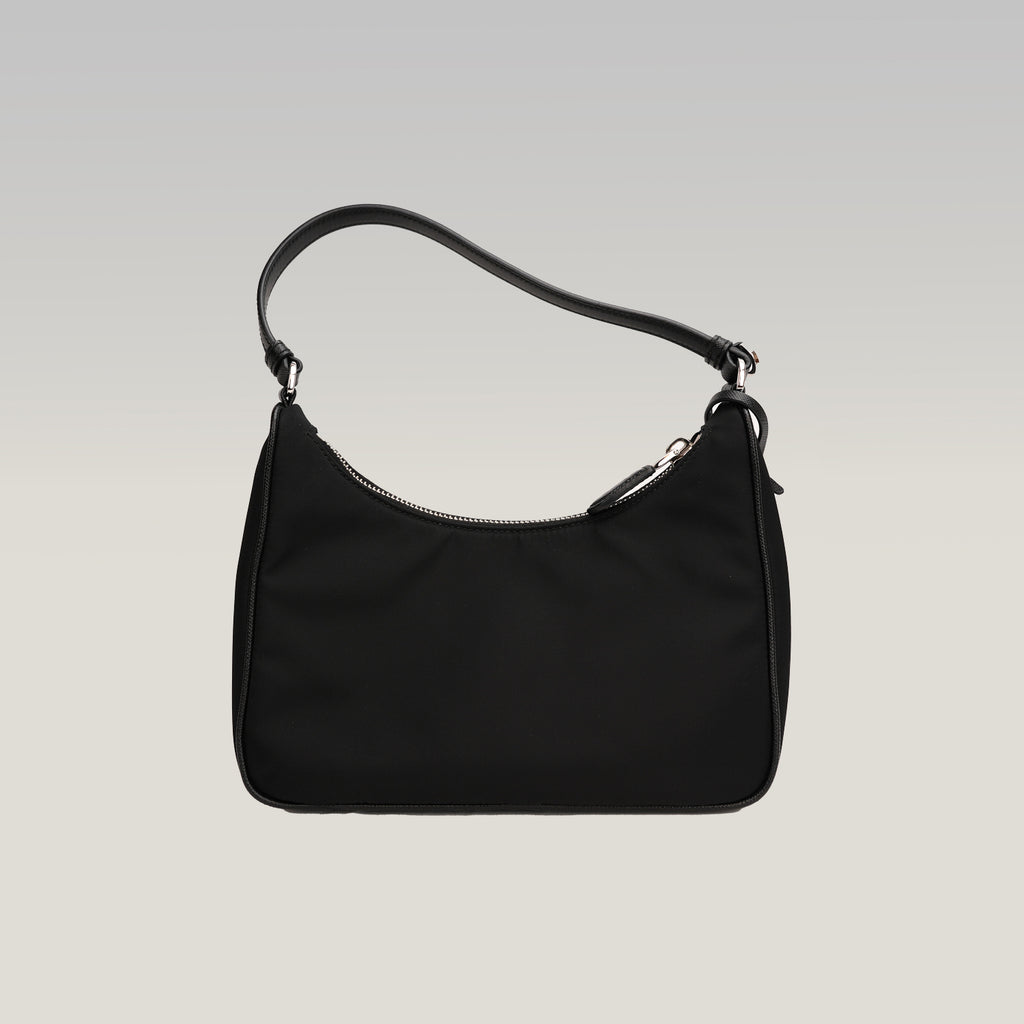 Prada Re-Edition 2005 borsa mini in nylon nero con tracolla – iconica