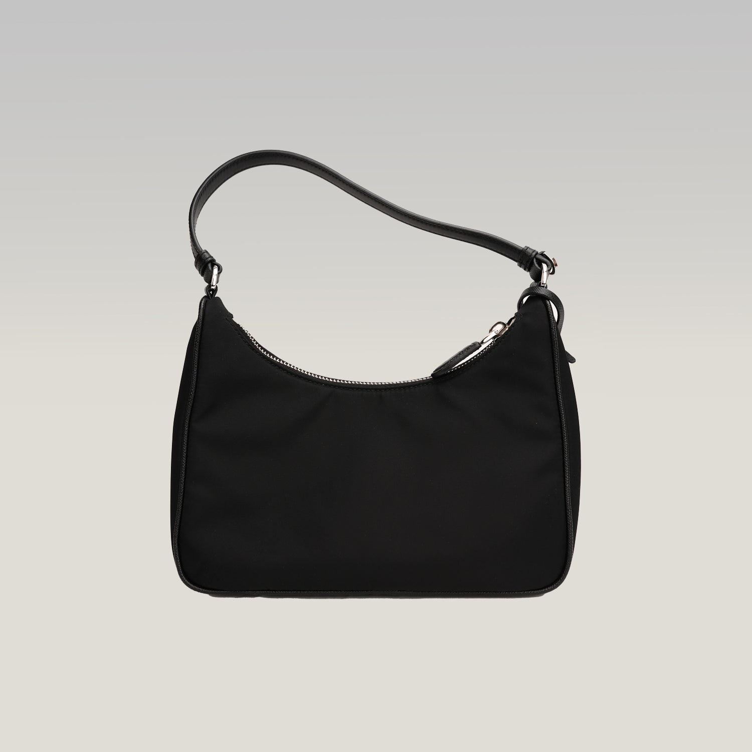 Prada Re-Edition 2005 borsa mini in nylon nero con tracolla – iconica
