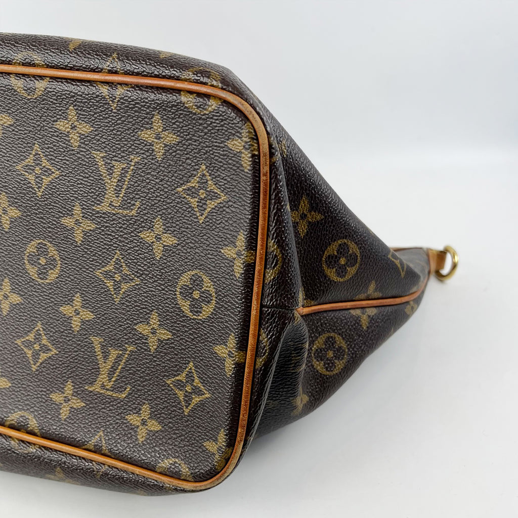 Louis Vuitton Palermo PM Borsa in Tela Monogram con Manici in Pelle