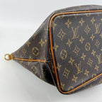 Louis Vuitton Palermo PM Borsa in Tela Monogram con Manici in Pelle