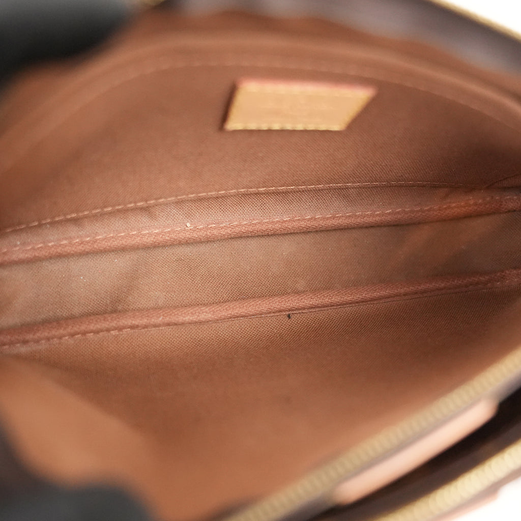 Louis Vuitton Multi Pochette Accessoires Monogram in Tela Cerata e Pelle Marrone