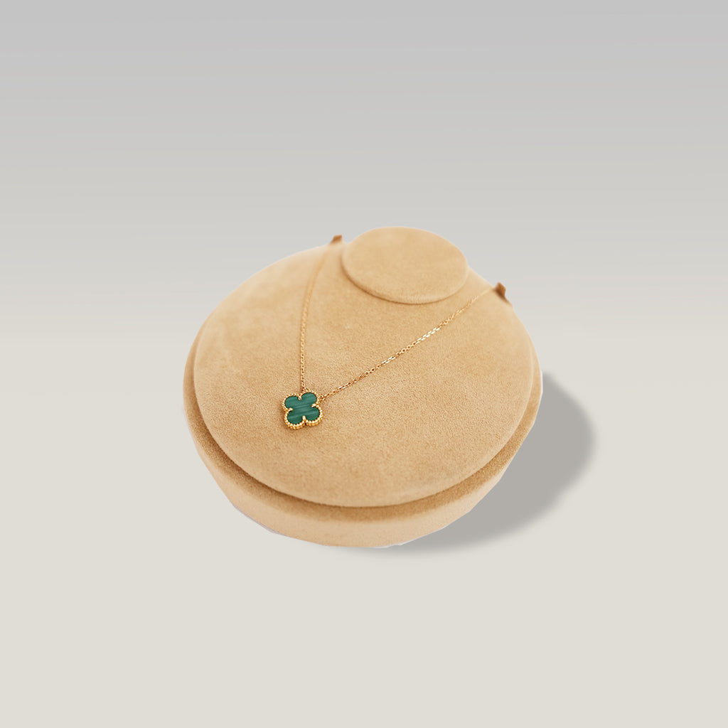 Van Cleef & Arpels Vintage Alhambra Collana 1 Motivo in Turchese e Oro Giallo 18K 2021