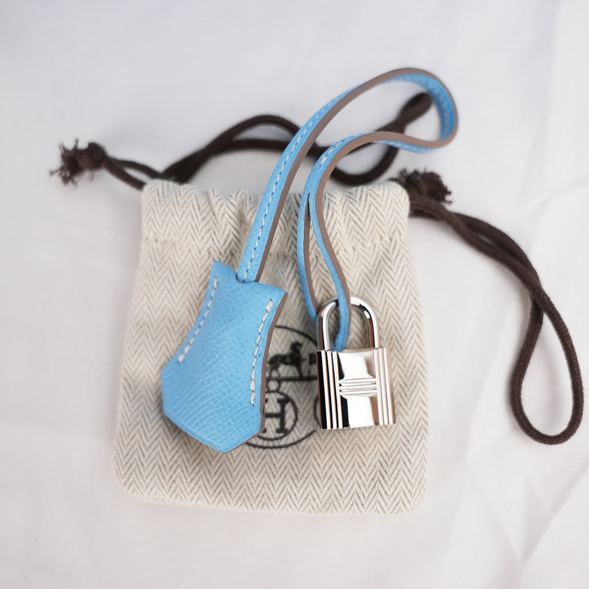 Hermès Birkin 30 Celeste in Pelle Epsom con Hardware Palladium