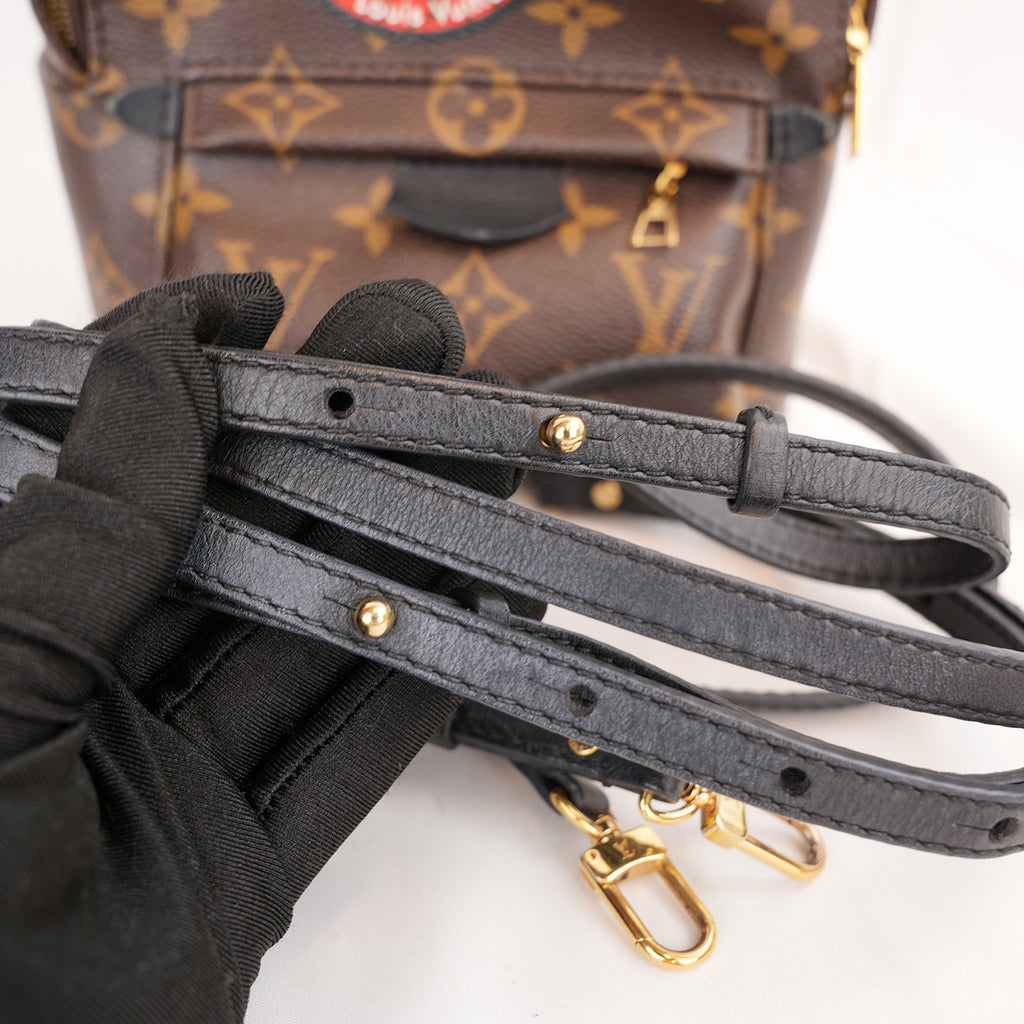 Louis Vuitton Palm Springs Mini Monogram con Patch Multicolore Edizione Limitata