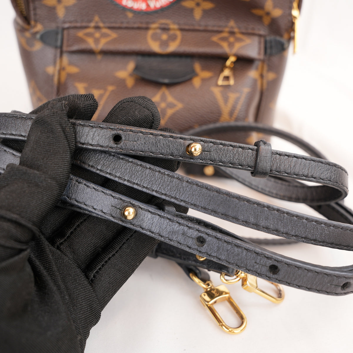 Louis Vuitton Palm Springs Mini Monogram con Patch Multicolore Edizione Limitata