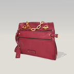Valentino Garavani Rockstud Chain Shoulder Bag Pink Leather Crossbody Bag