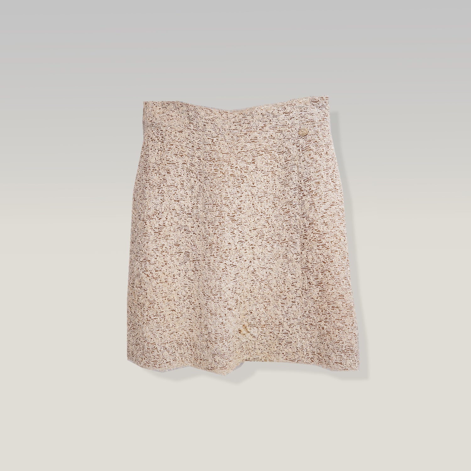 Chanel Textured Knit Mini Skirt