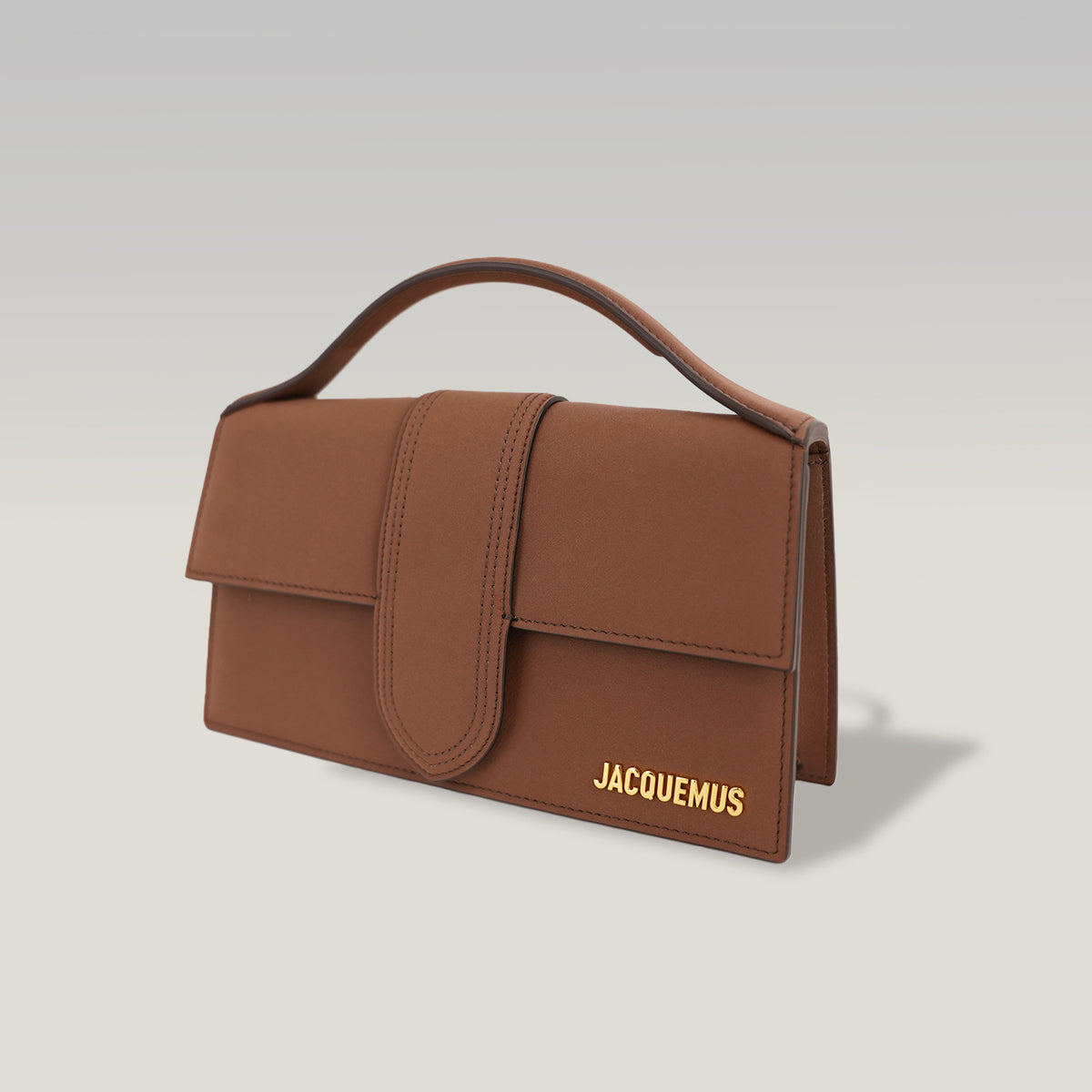 Jacquemus Borsa a Mano in Camoscio Marrone