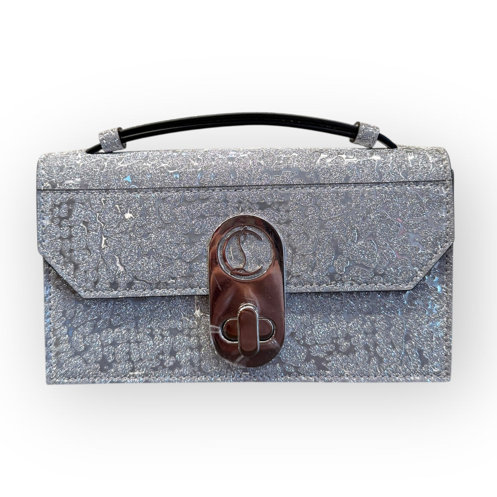 Christian Louboutin – Borsa a Mano in Vernice Glitterata
