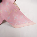 Louis Vuitton Navy Silk Monogram Flower Tie