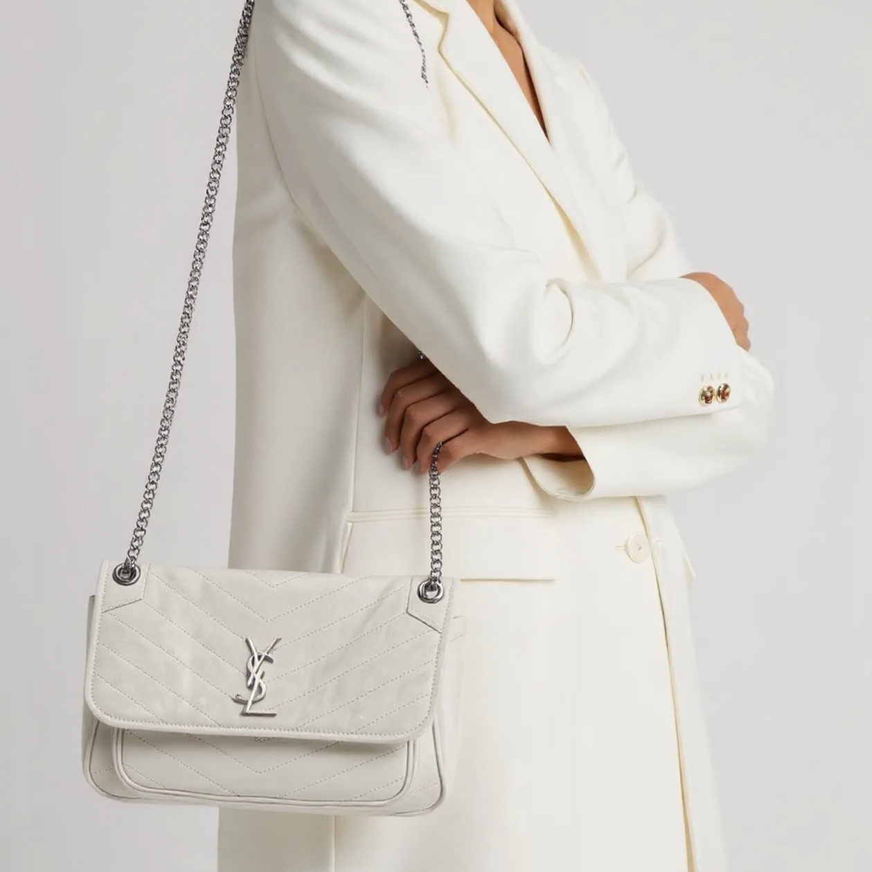 Saint Laurent Niki Small Borsa a Spalla