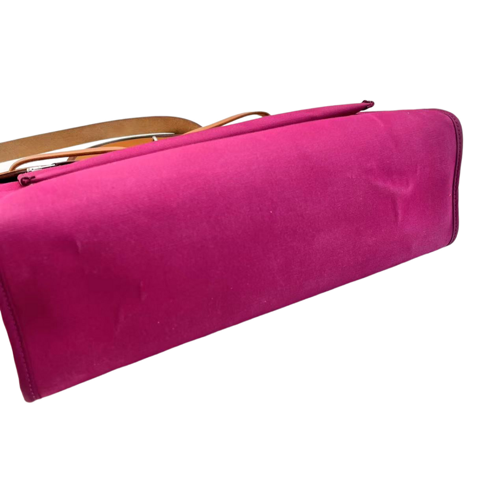 Hermès Herbag 31 – Borsa a Mano in Toile Militaire