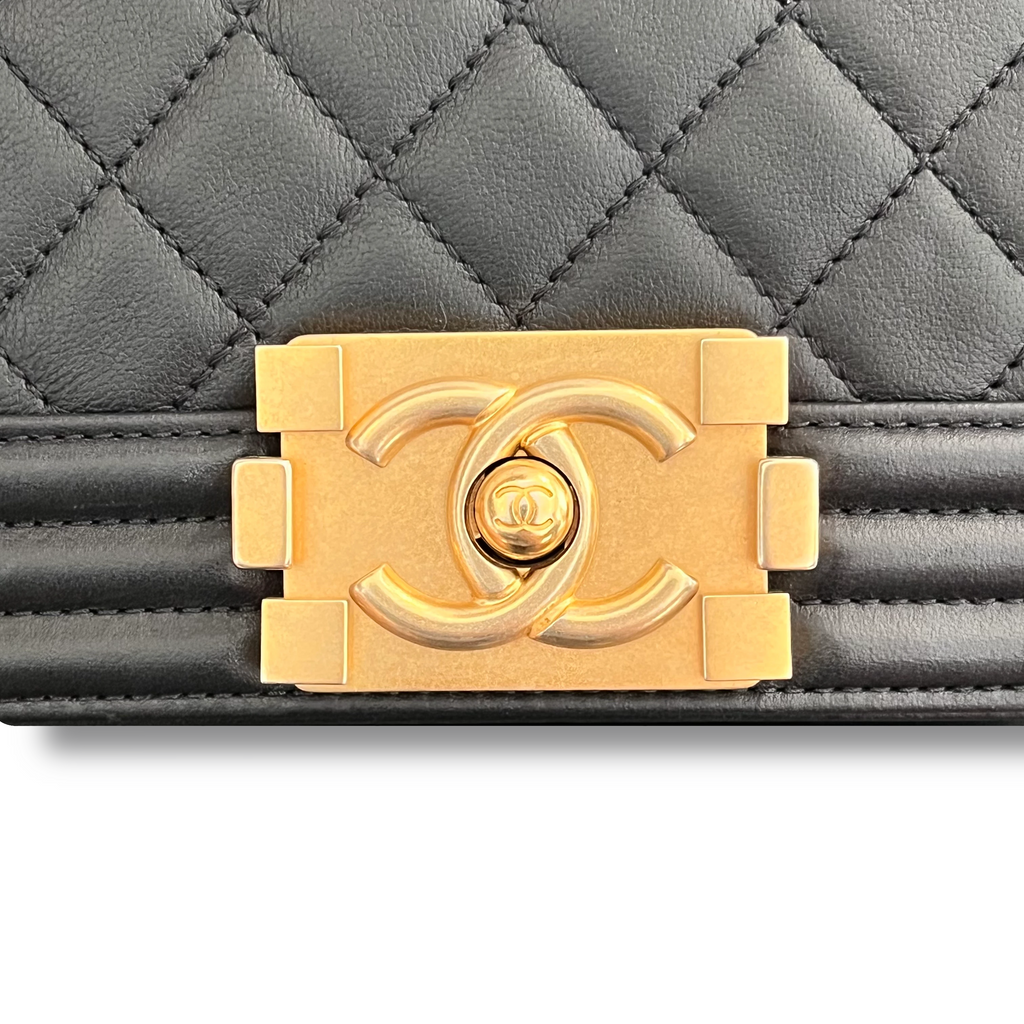 Chanel LeBoy Small – Borsa a Spalla con Catena in Pelle di Agnello