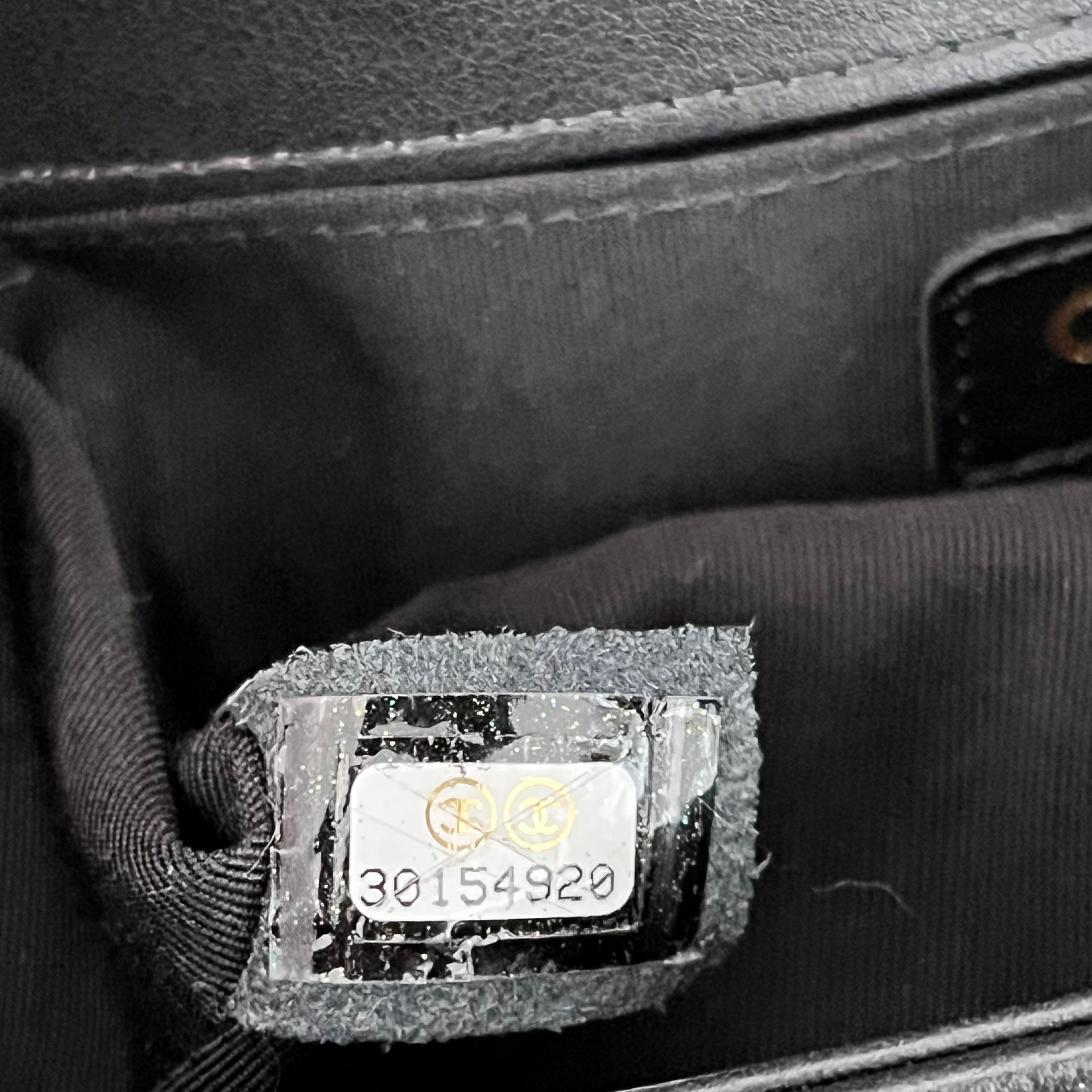 Chanel Lambskin Small  Leboy Chain Shoulder Bag