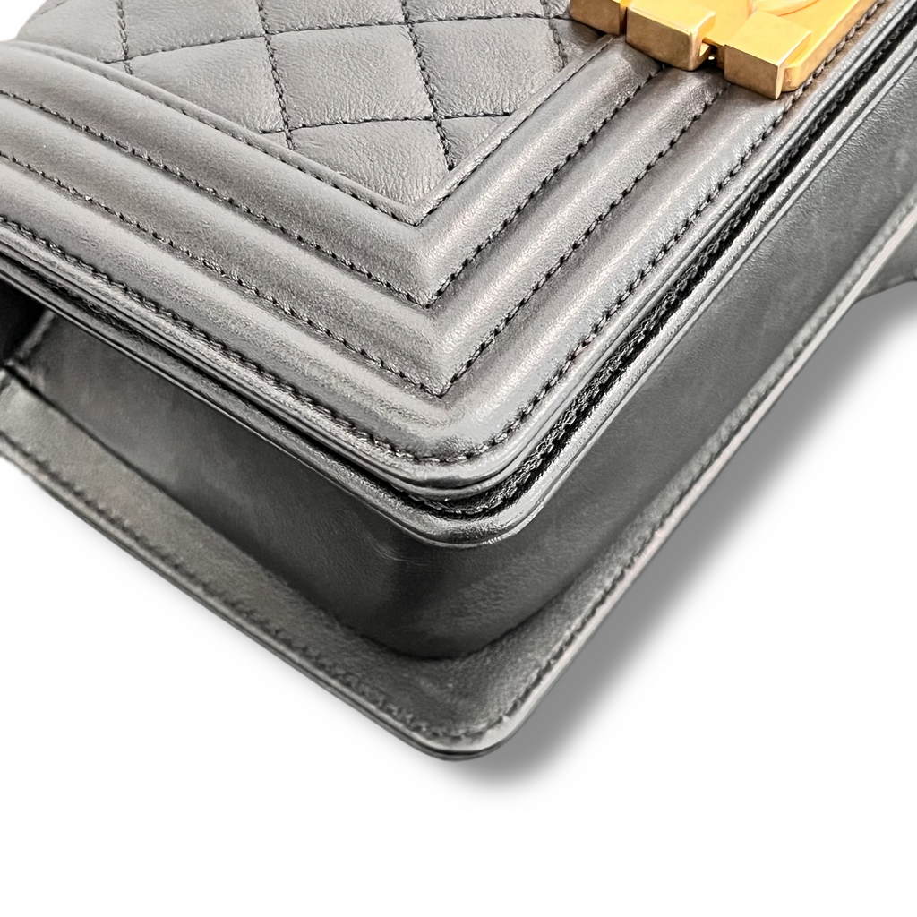 Chanel LeBoy Small – Borsa a Spalla con Catena in Pelle di Agnello