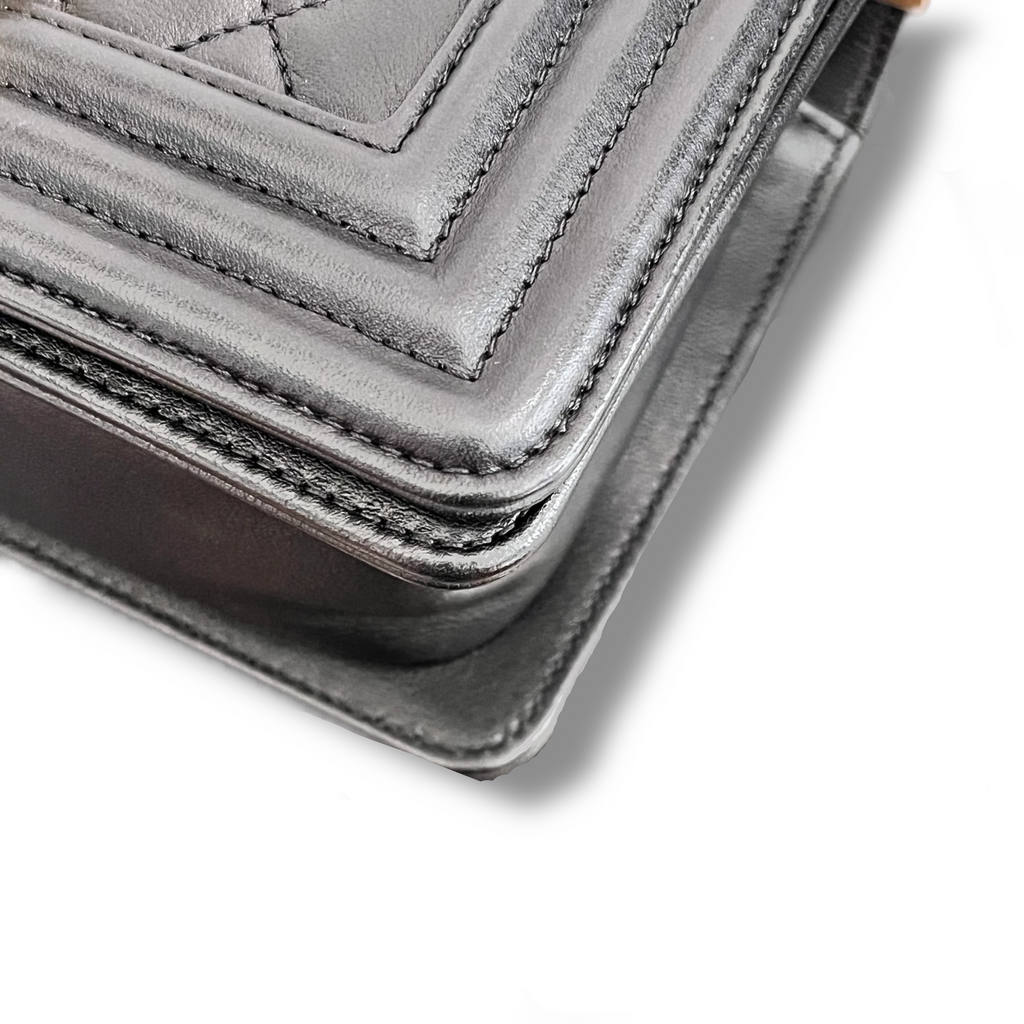 Chanel LeBoy Small – Borsa a Spalla con Catena in Pelle di Agnello