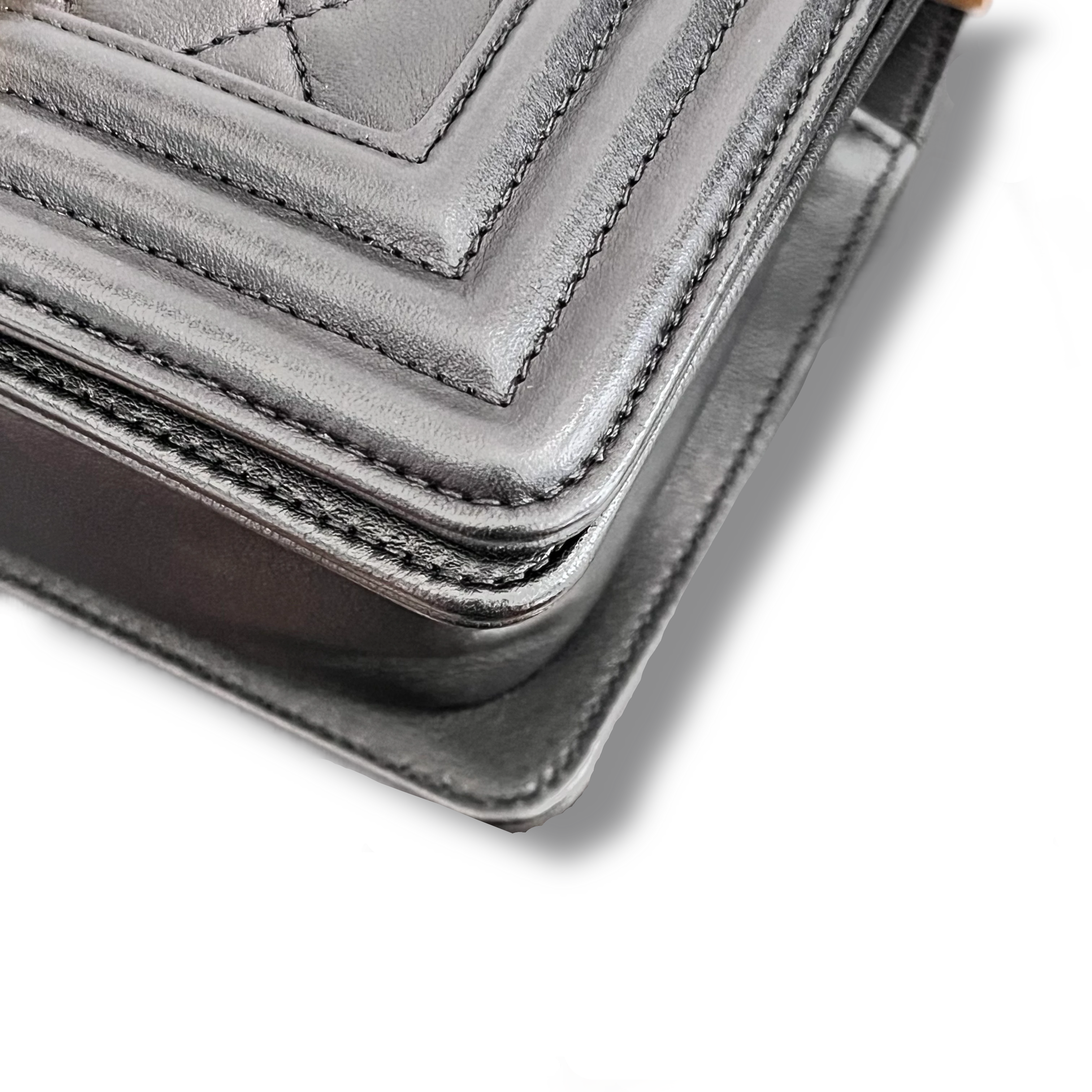 Chanel LeBoy Small – Borsa a Spalla con Catena in Pelle di Agnello