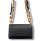Chanel LeBoy Small – Borsa a Spalla con Catena in Pelle di Agnello