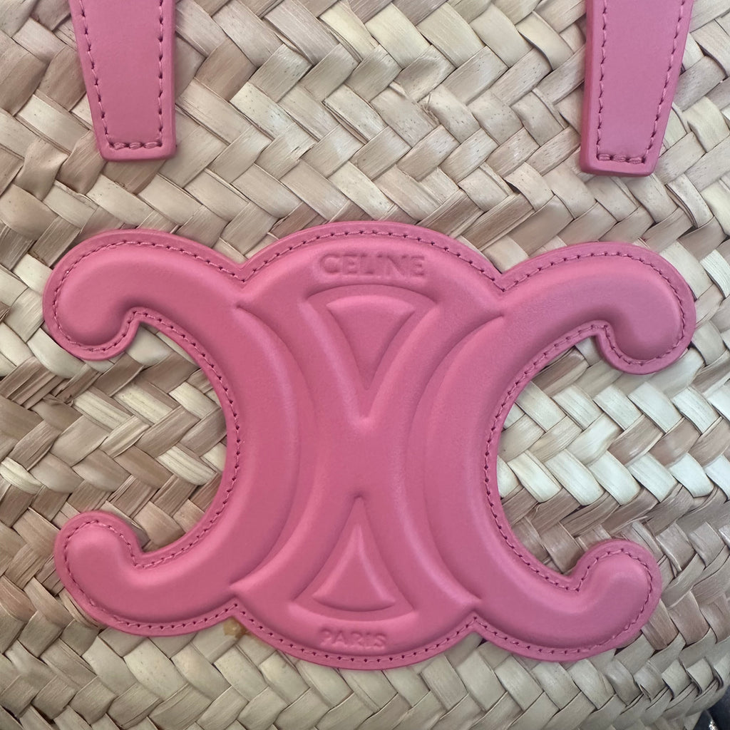 Celine Teen Triomphe – Borsa Cestina in Raffia