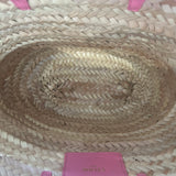 Celine Teen Triomphe Raffia Basket Bag