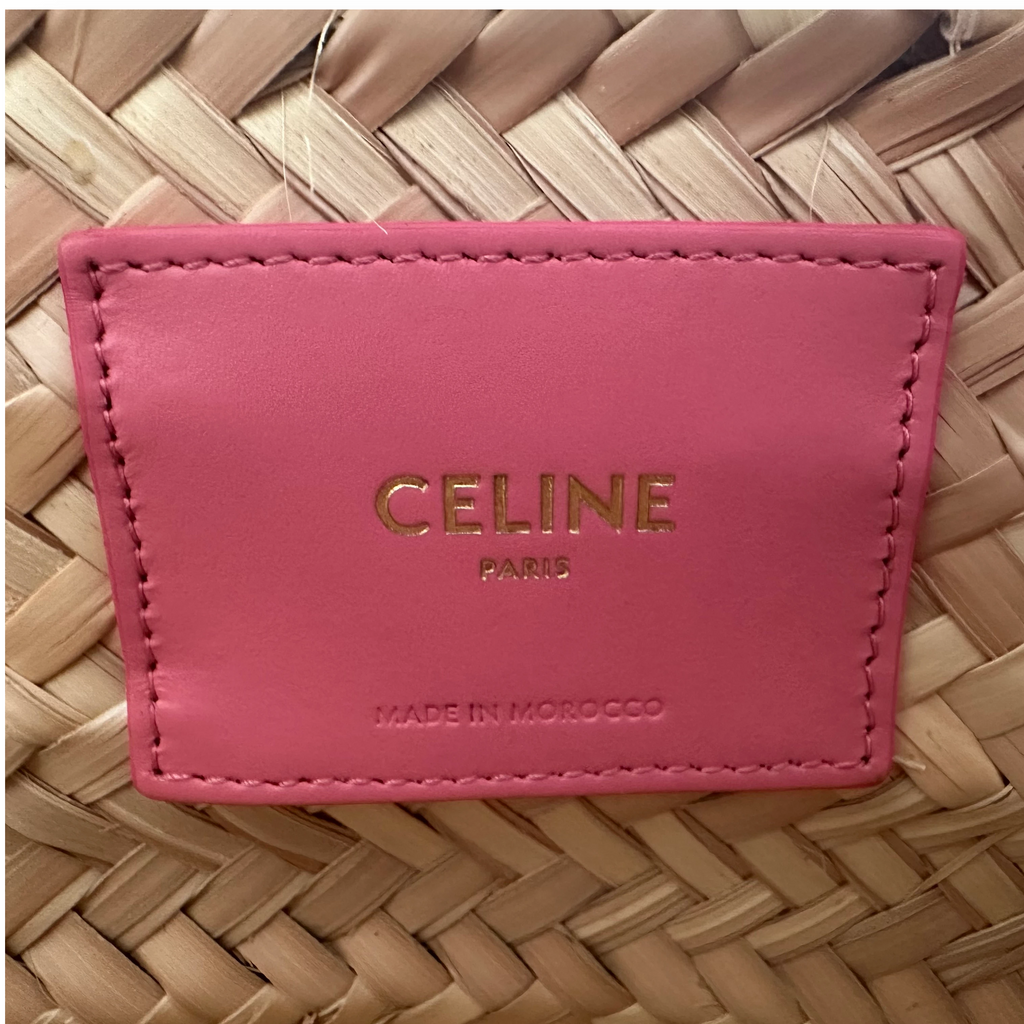 Celine Teen Triomphe – Borsa Cestina in Raffia