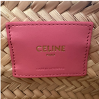 Celine Teen Triomphe – Borsa Cestina in Raffia