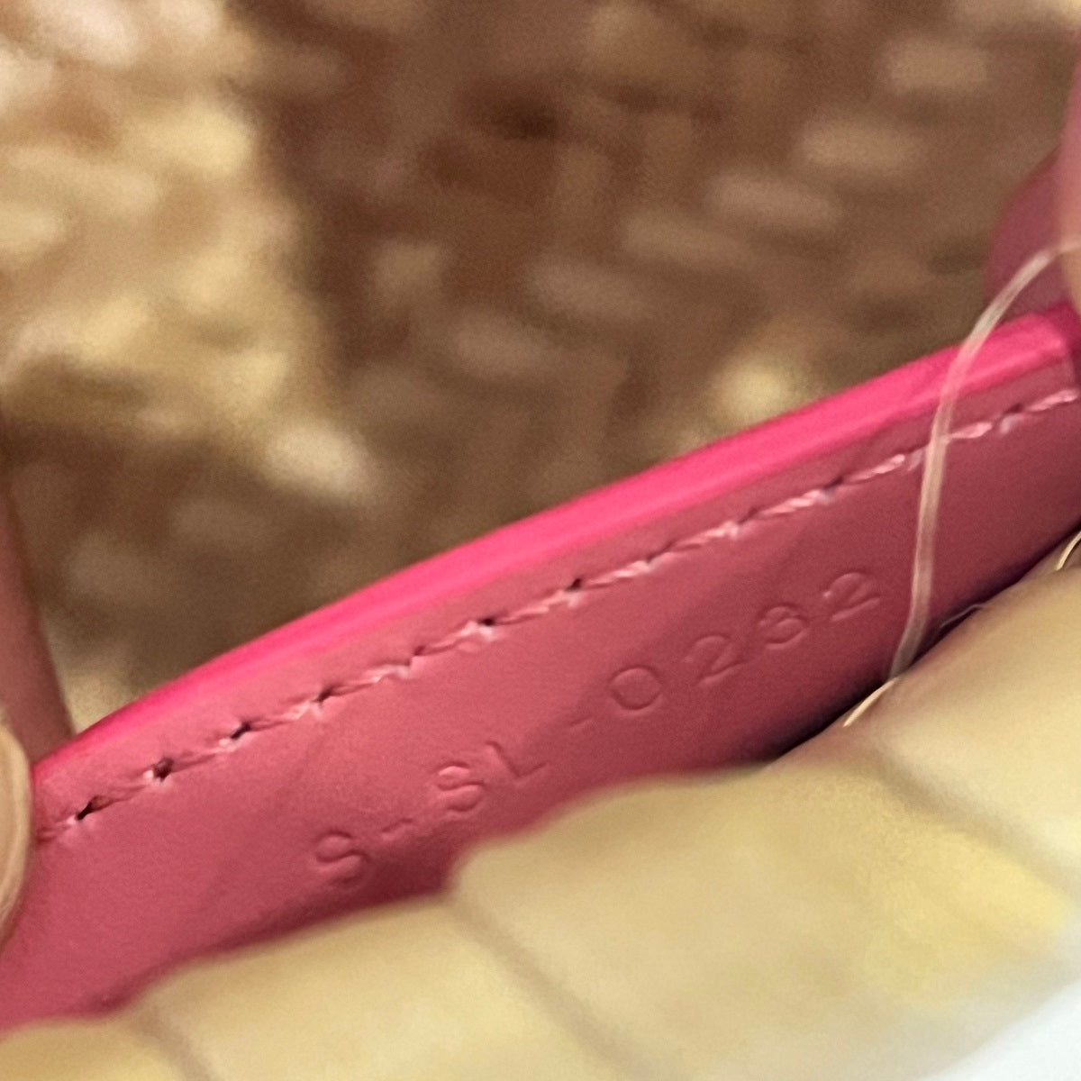 Celine Teen Triomphe Raffia Basket Bag