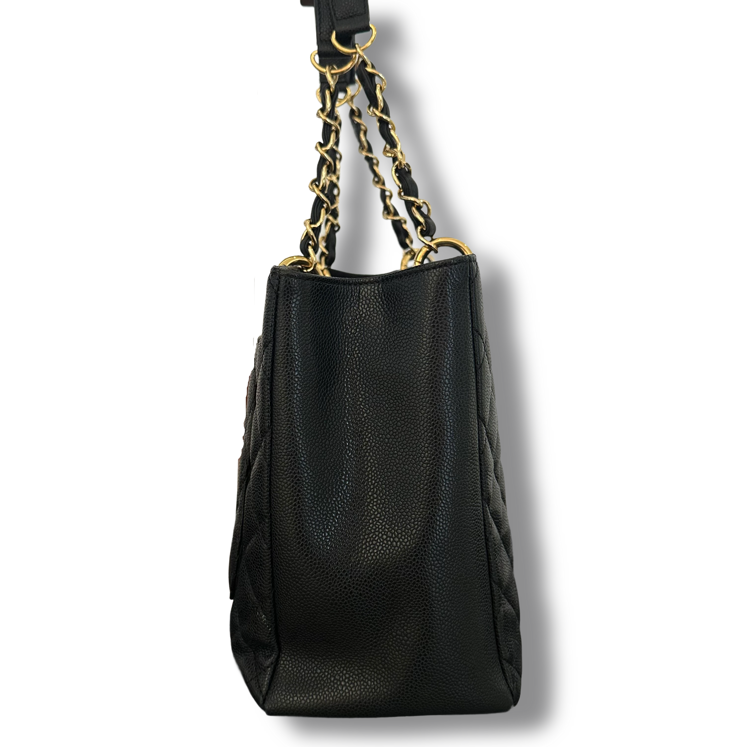 Chanel GST Quilted Caviar Leather Tote