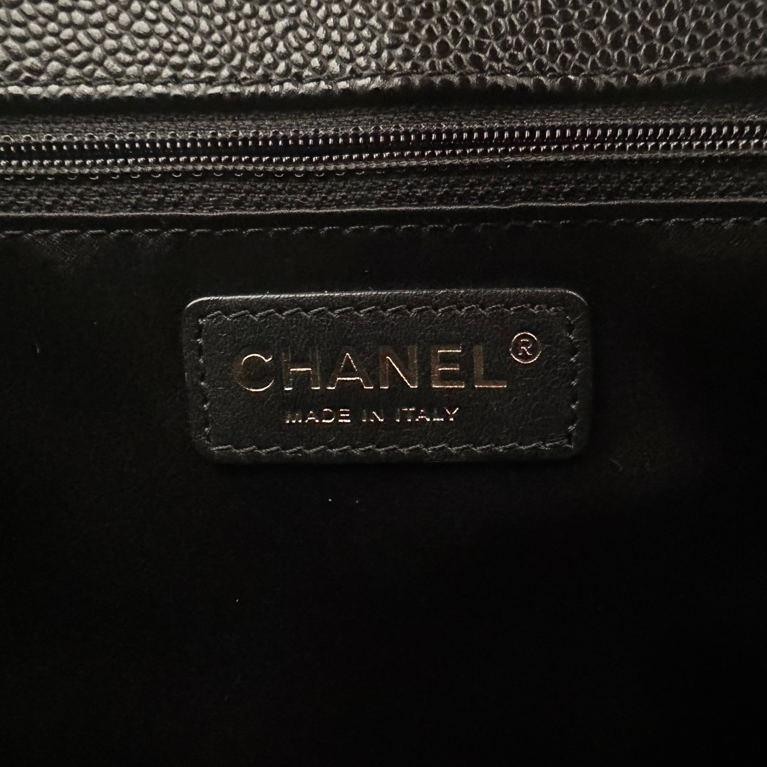 Chanel GST Quilted Caviar Leather Tote