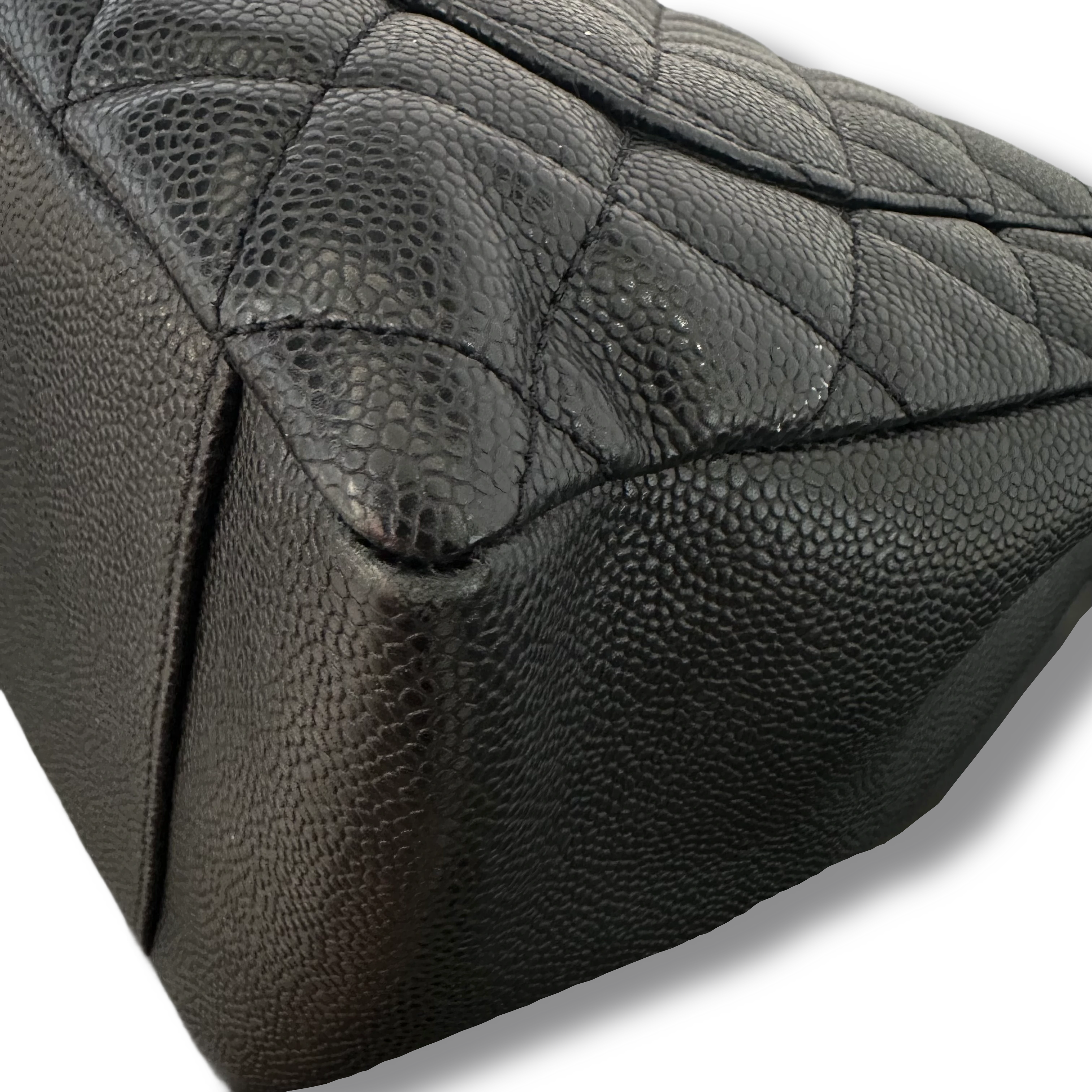 Chanel GST Quilted Caviar Leather Tote