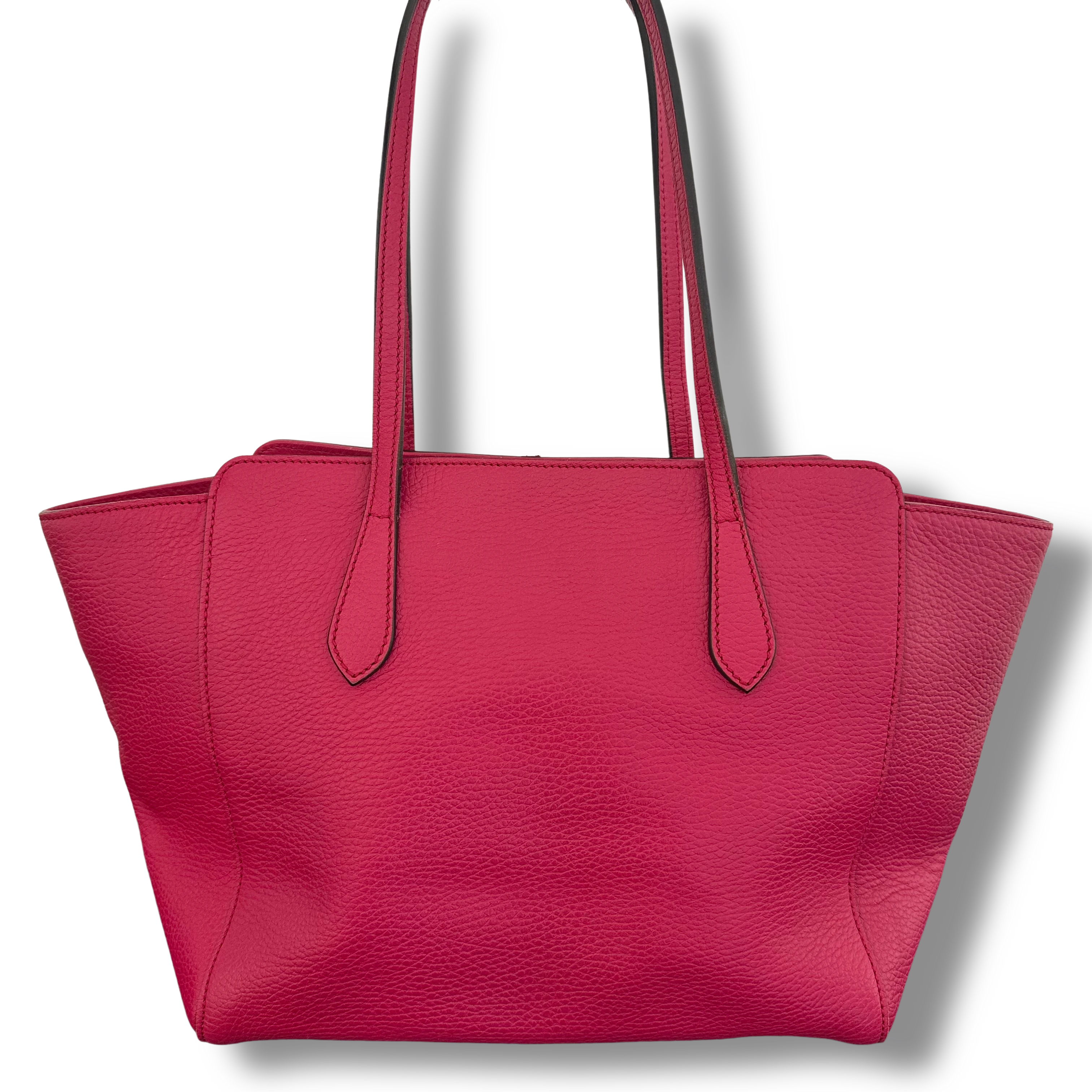 Gucci Swing Pebbled Leather Tote