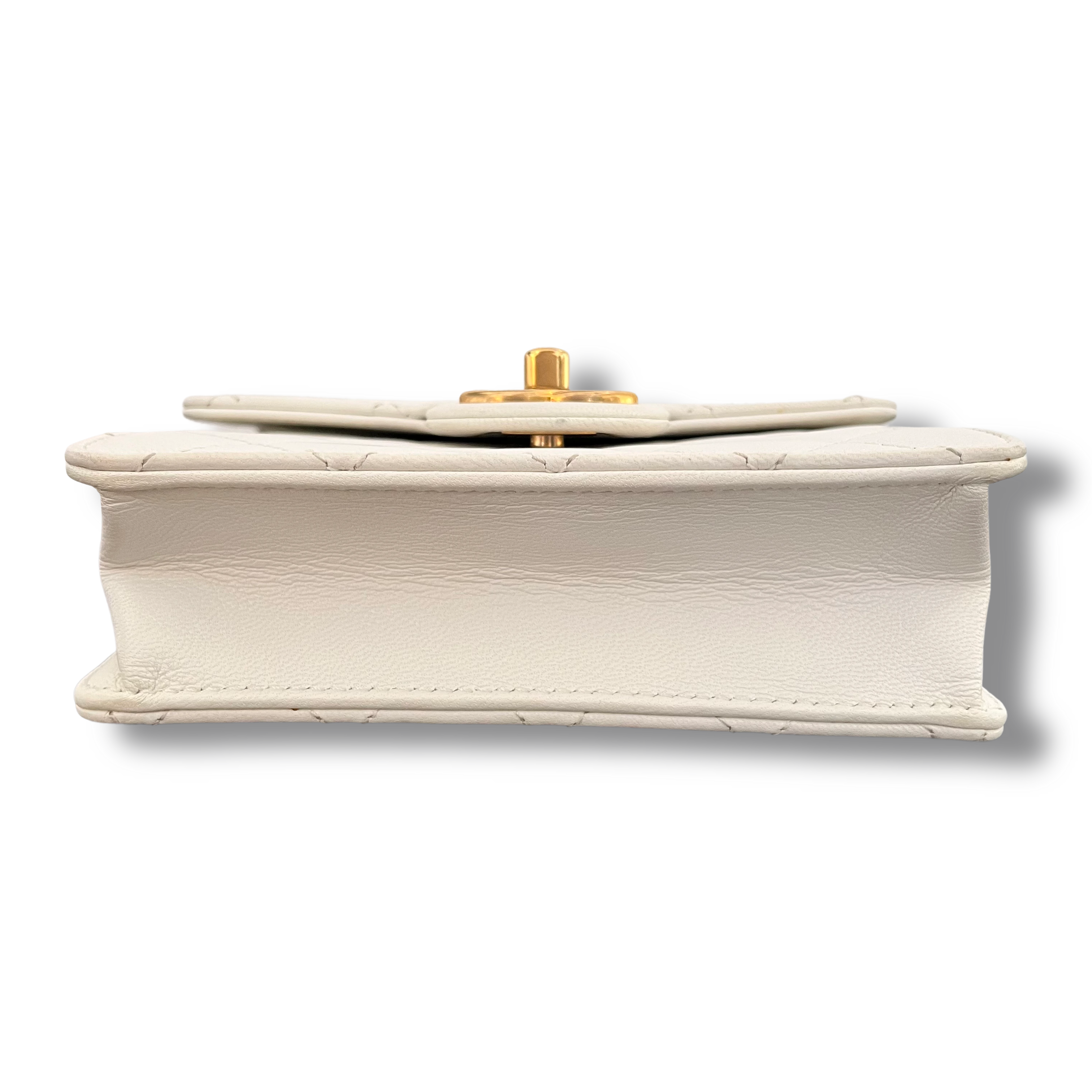 Chanel Pearl Accent Quilted Calfskin Shoulder Bag