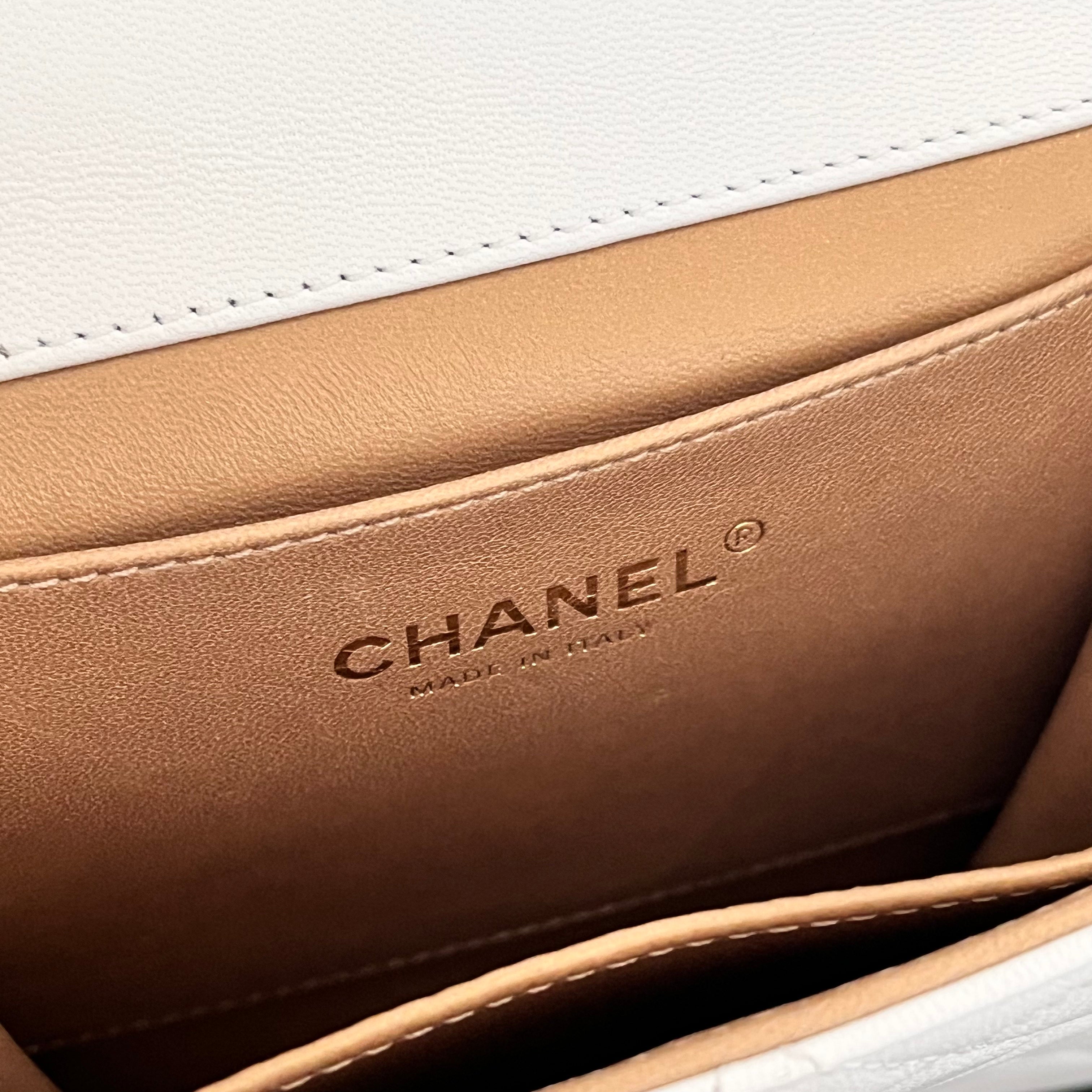 Chanel Pearl Accent Quilted Calfskin Shoulder Bag