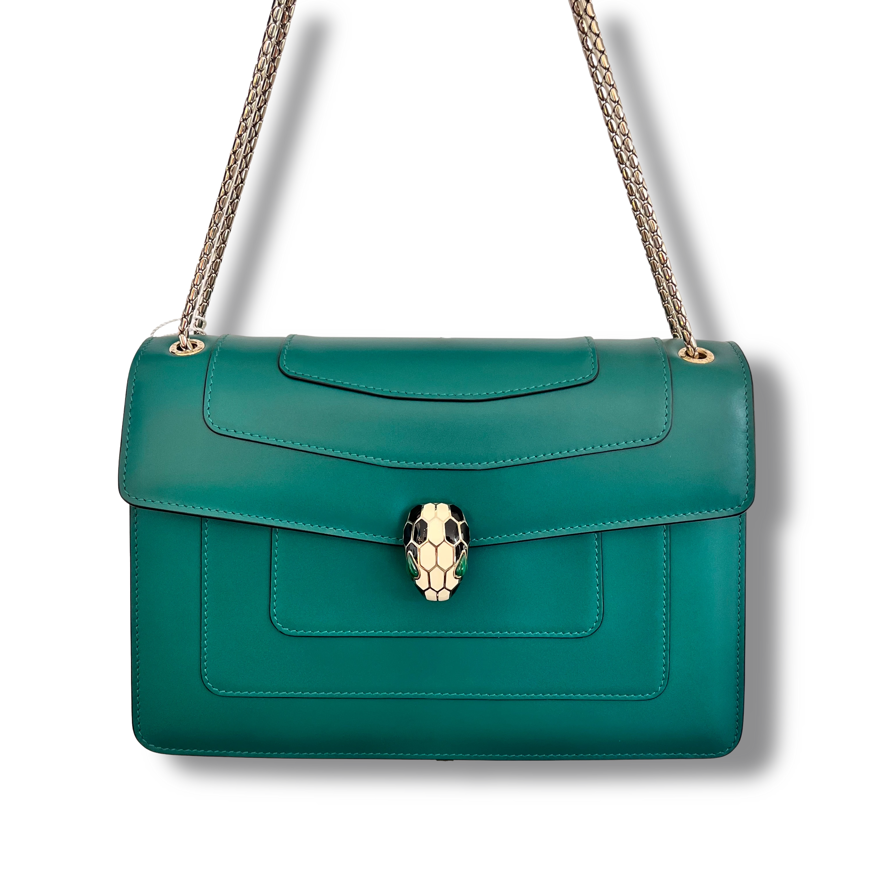 BVLGARI Green Serpenti Shoulder Bag