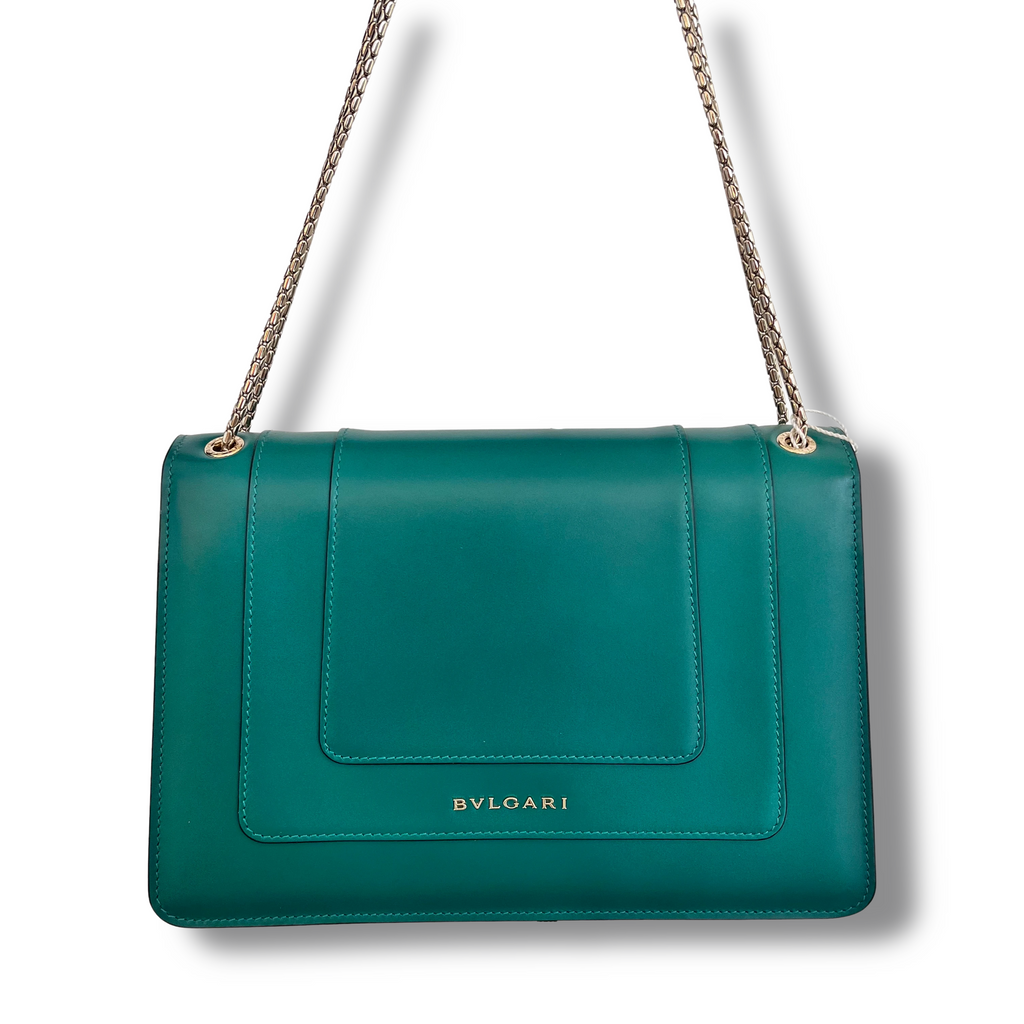 Bvlgari Serpenti Borsa a Spalla Verde
